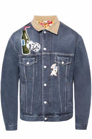 Patched denim jacket, zdjęcie 1 Patched denim jacket od Gucci